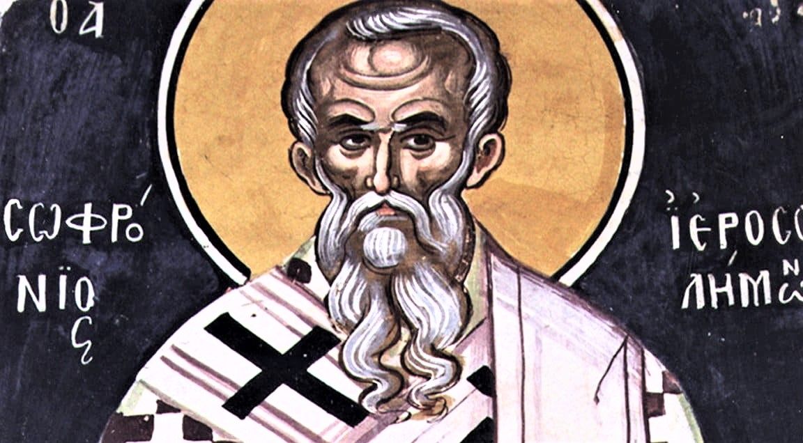 24 марта Церковь чествует память святителя Софрония, патриарха Иерусалимского.